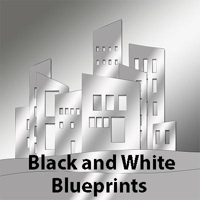 Black and White Blueprints