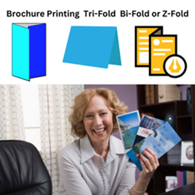 Brochure Printing Tri-Fold Bi-Fold Z-Fold
