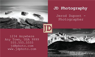 Business Card - Photography