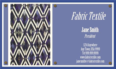 Business Card - Fabric